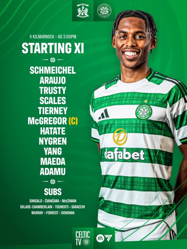 Kilmarnock V Celtic Team News - Celtic Fanzine