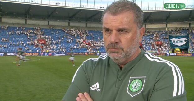 Ange's post match reaction
